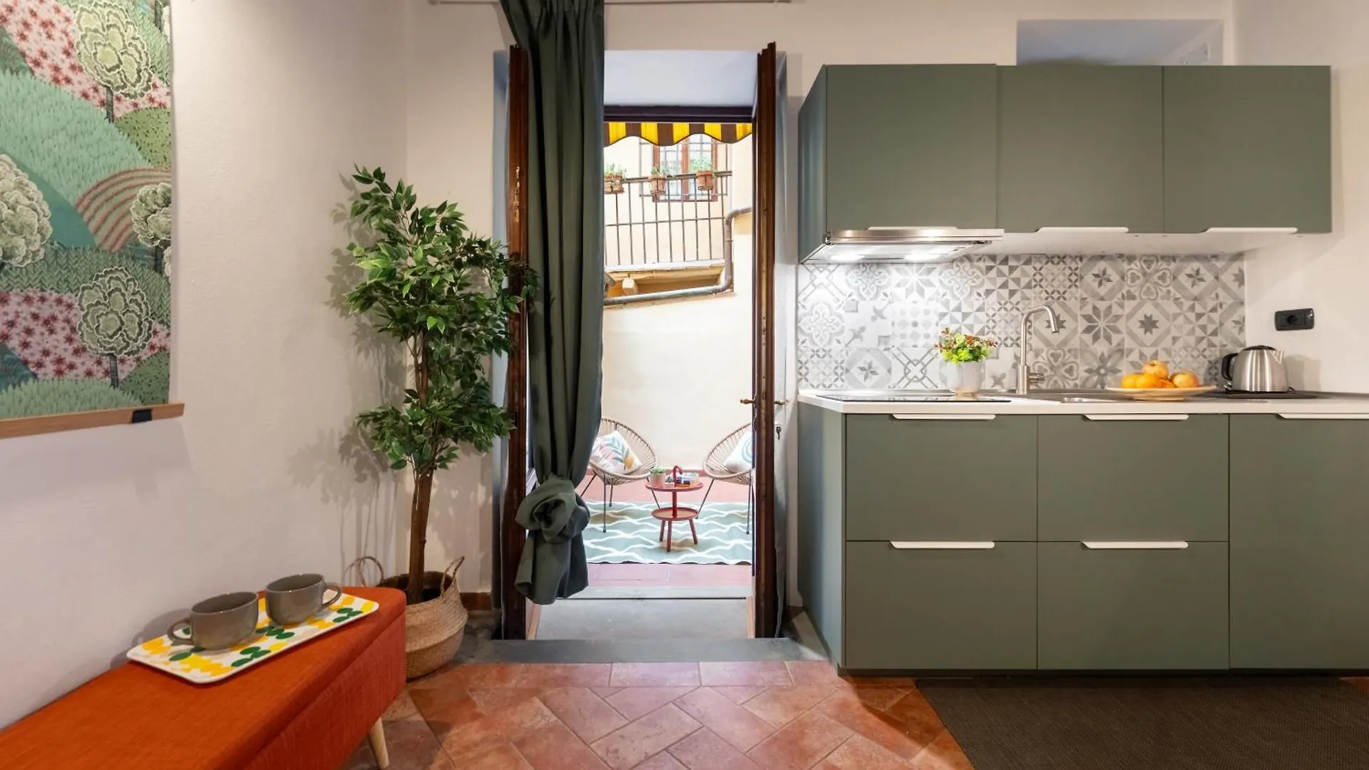 公寓 佛罗伦萨Keys Of Italy - San Frediano 38 - Monolocale Silenzioso In Oltrarno公寓
