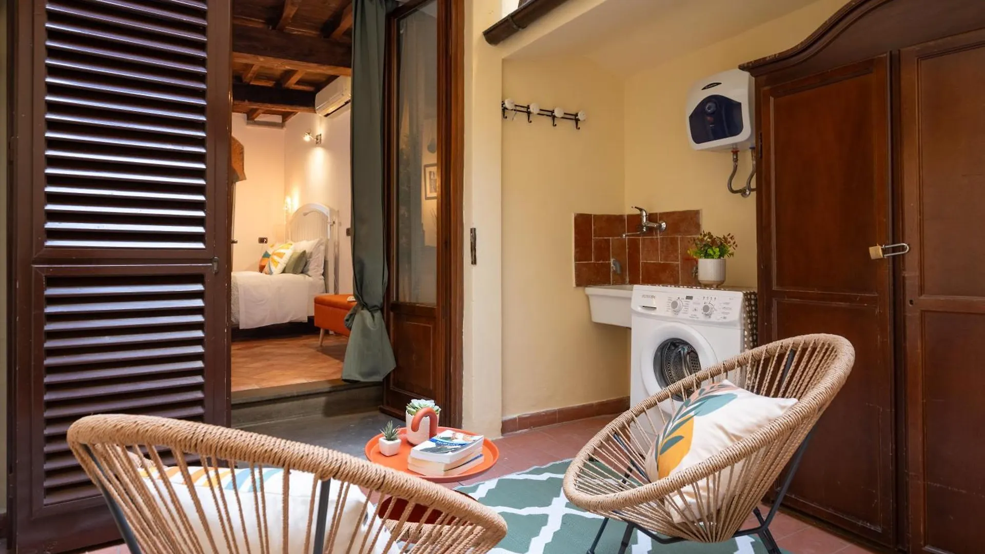 公寓 佛罗伦萨Keys Of Italy - San Frediano 38 - Monolocale Silenzioso In Oltrarno公寓